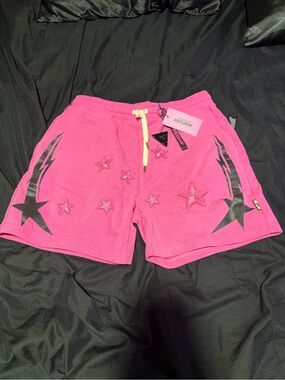 Watson Pink Star Patch Shorts